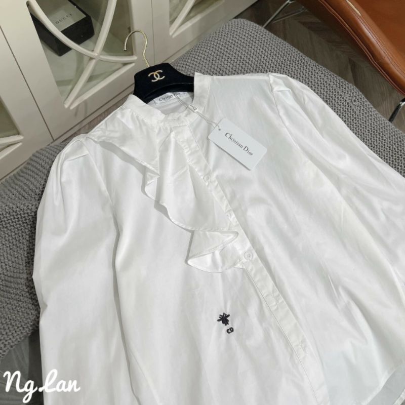 ◇HÀNG SẴN◇ ÁO SƠ MI TRẮNG TAY DÀI BÈO TIỂU THƯ