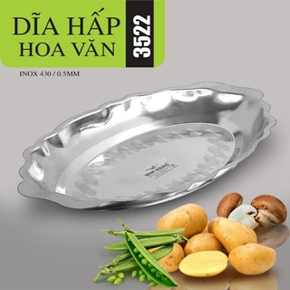 Dĩa inox Kim Hằng chính hãng 35*22cm