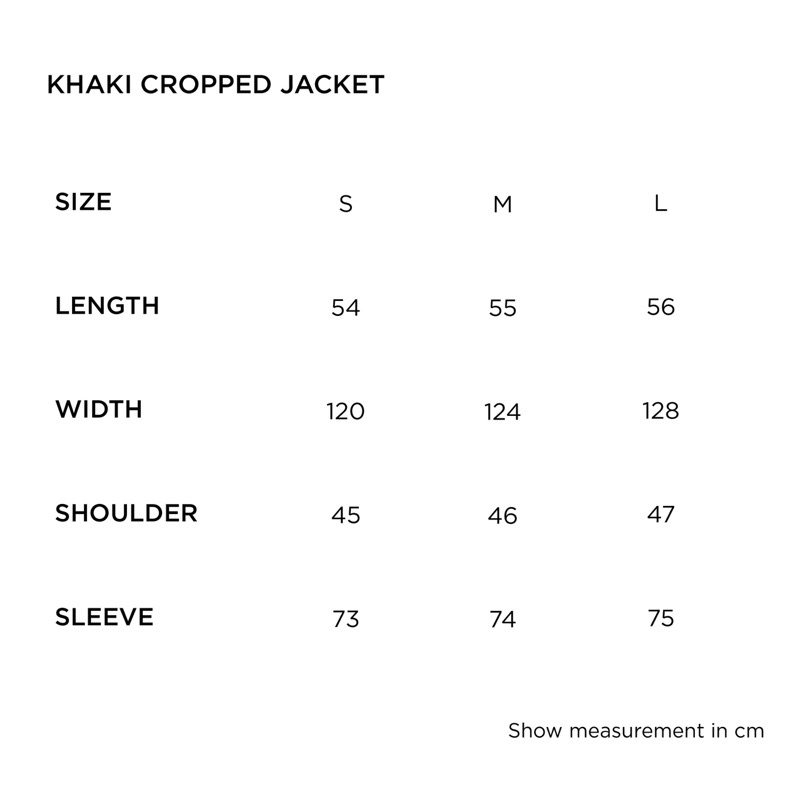 GIAN SAIGON - Áo khoác ngắn khaki - Khaki cropped jacket - Nâu be