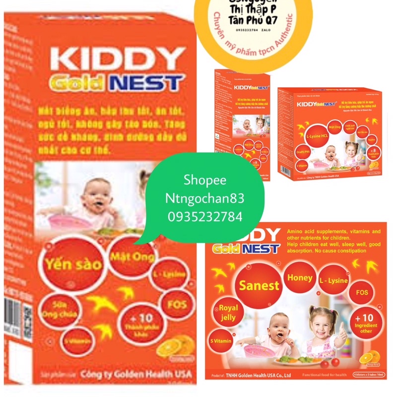 KIDDY GOLD NEST - GIÚP BÉ ĂN NGON NGỦ NGON