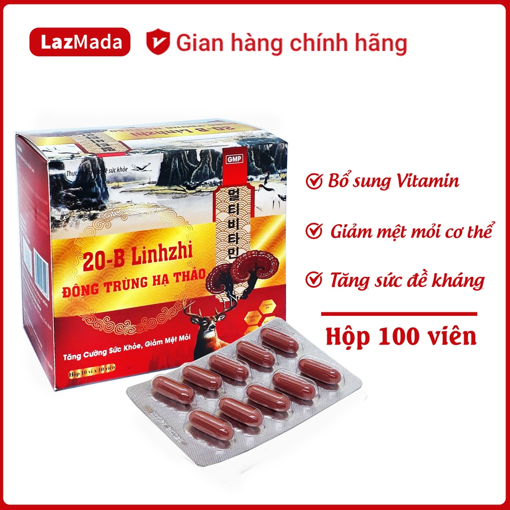 Viên uống bổ sung Vitamin Multivitamin 20B Gold - Giúp tăng cường sức khỏe, giảm mệt mỏi -Bổ sung vitamin và khoáng chất