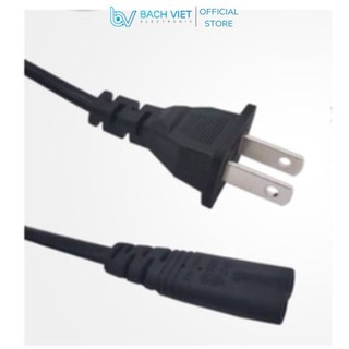 Dây cắm ac số 8 , dây điện nguồn 220v 0.5 dài 1m5, đầu ổ cắm ac số 8 220v