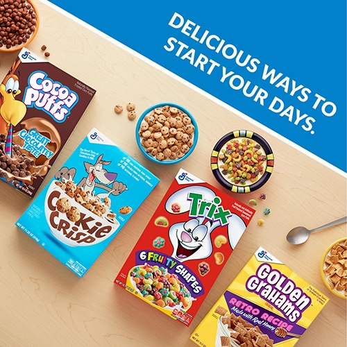 Ngũ Cốc Ăn Sáng Vị Socola General Mills Cocoa Puffs Chocolate Breakfast Cereal, Hộp 294g (10.4 Oz.)