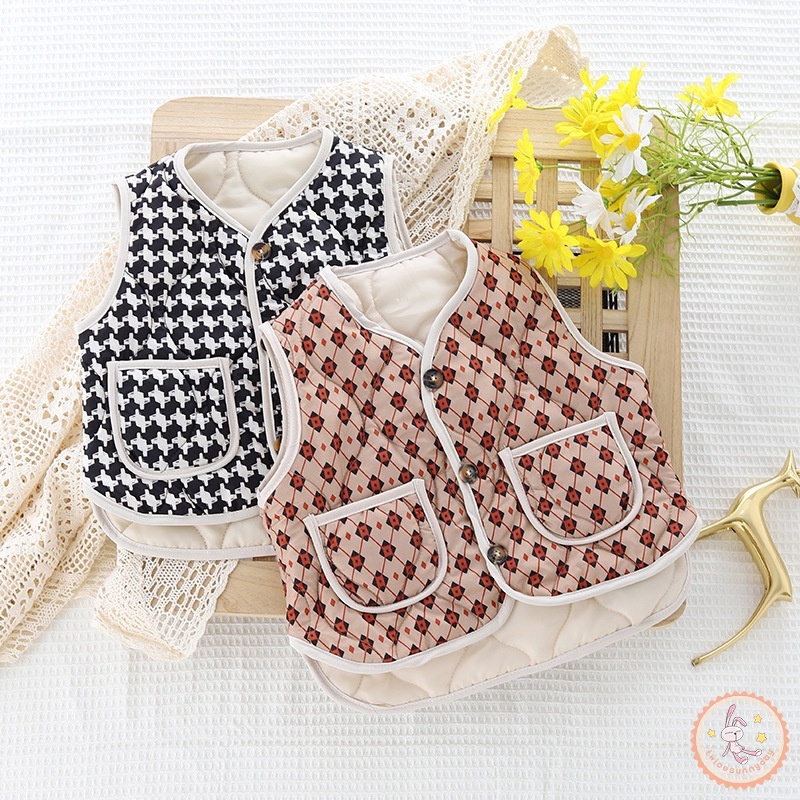 Áo Khoác Không Tay Giữ Nhiệt Thiết Kế Thoải Mái Thời Trang Cho Trẻ Em