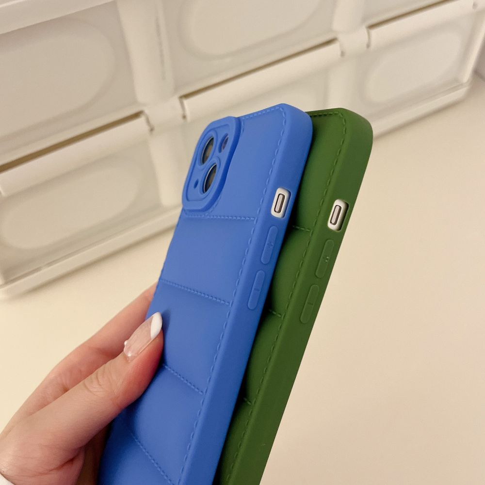 Ốp Điện Thoại TPU Mềm Chống Sốc Màu Kẹo 3D Cho IPhone 14 13 12 11 Pro Max X XR 8 7 Plus