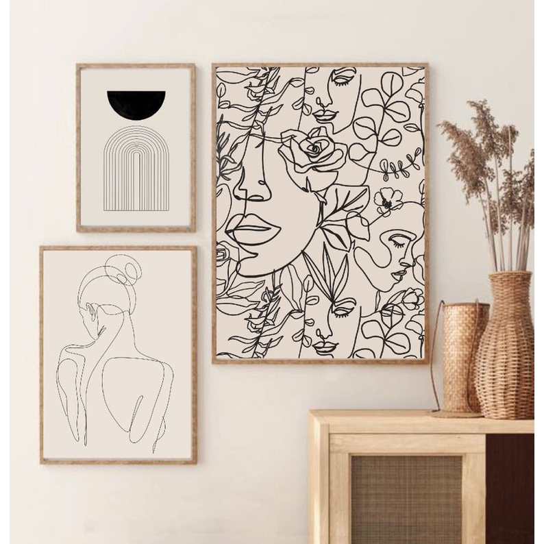 Tranh canvas treo tường, tranh có tặng kèm đinh và móc đầy đủ, tranh Xingdecor.