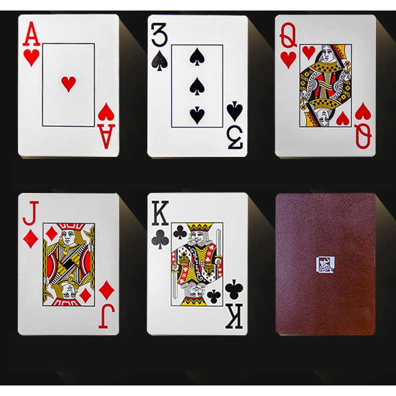 BN 51, Bộ bài tây nhựa Poker Texas Holdem bền đẹp cao cấp chống nước 100% mặt lốc xoáy