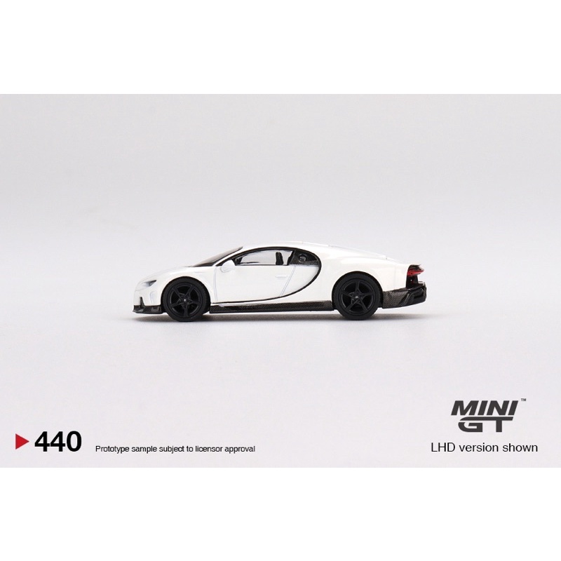Hobby Store xe mô hình MiniGT #440 Bugatti Chiron Super Sport White