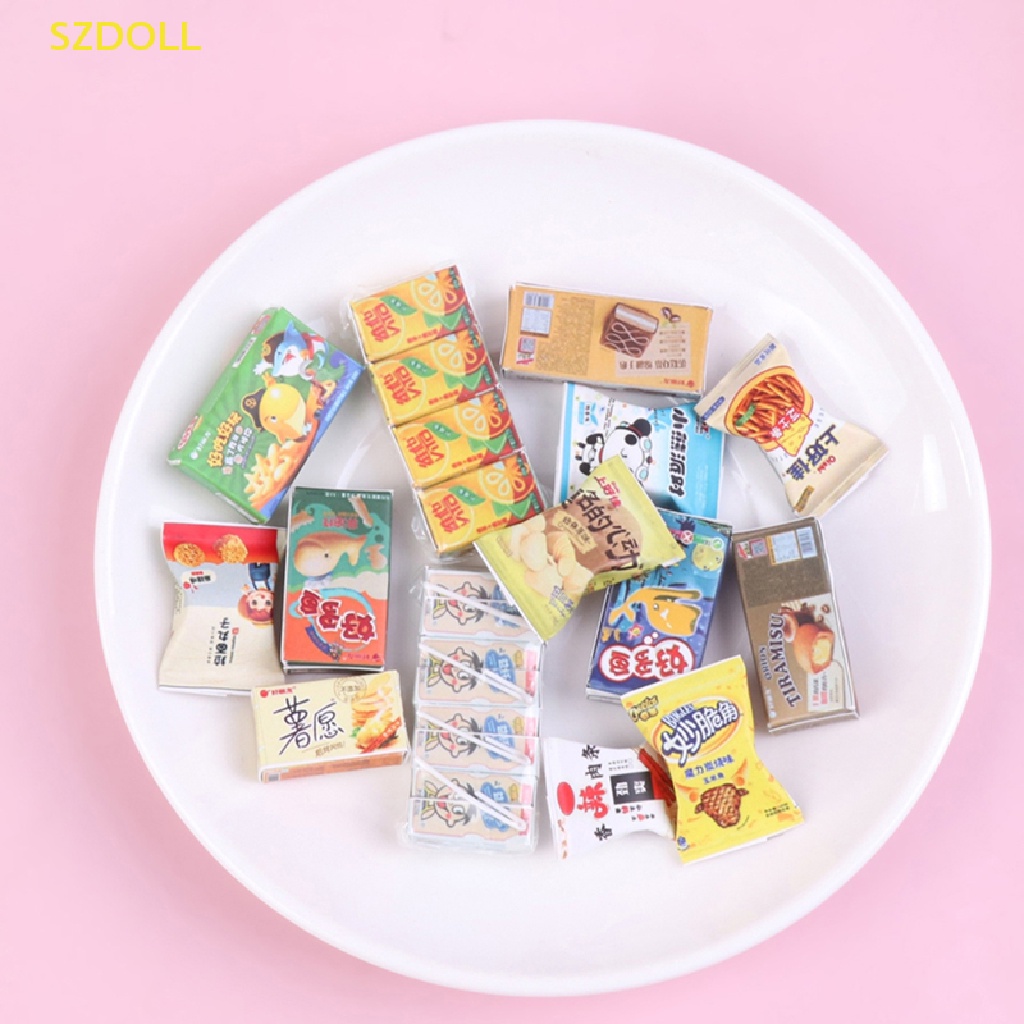 Mô Hình Hộp Bánh Mì / Thức Ăn / Siêu Thị Trang Trí Nhà Búp Bê Tỉ Lệ 1: 12