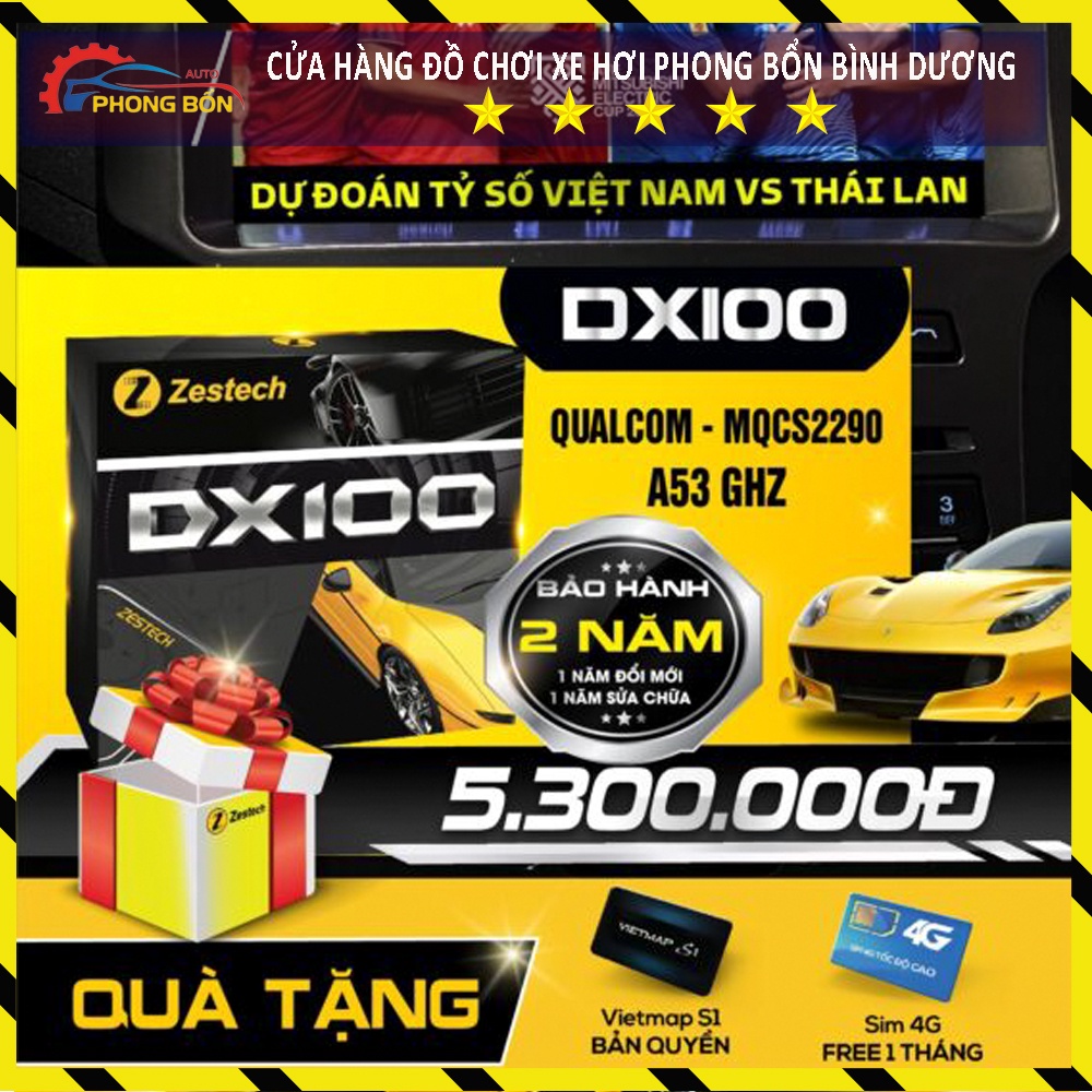 [CHÍNH HÃNG] Android box DX100 Zestech Cho Xe Ô Tô