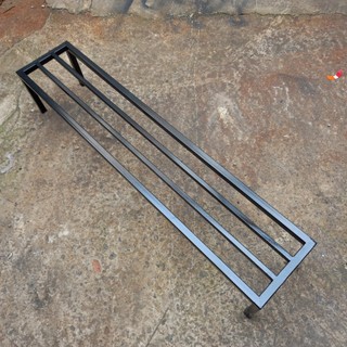 Kệ kê chậu cây dài 90cm, rộng 25cm. cao cm, thép hộp 20mm, 2 nan - giá để chậu cây cảnh