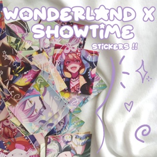 Image of wonderland x showtime STICKERS SET (rui,nene,tsukasa,emu) | project sekai