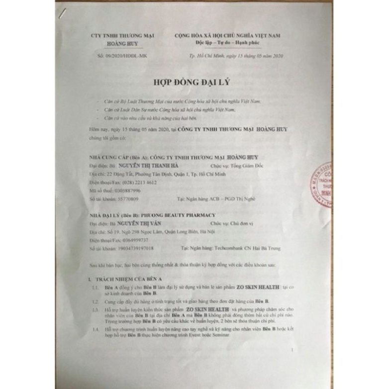 Kem dưỡng Retinol zo Skin Brightener 50ml dưỡng sáng da, chống lão hóa