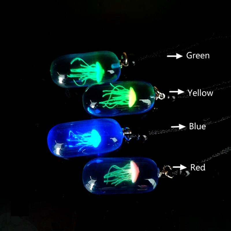 Vòng cổ Mặt Hình Sứa Biển Phát Quang Dễ Thương