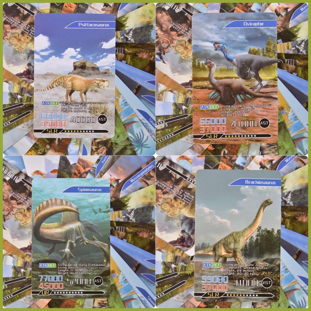 Bộ 55 Thẻ Nhớ Hình Khủng Long Độc Đáo