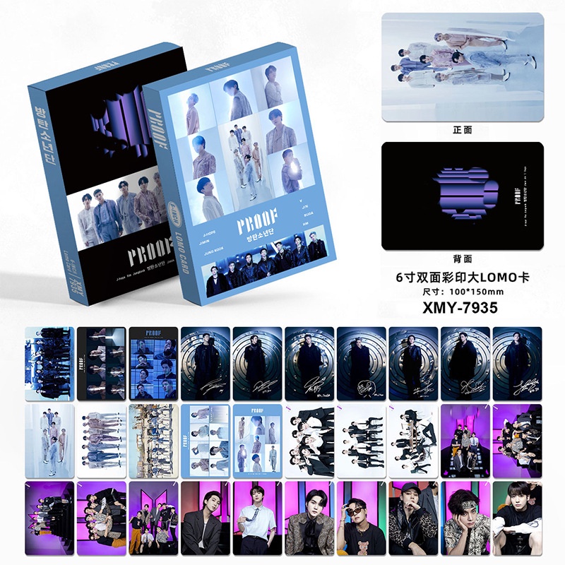 Hộp 30 Thẻ Hình Nhóm Nhạc BTS Kèm Hộp 2022FESTA 9th