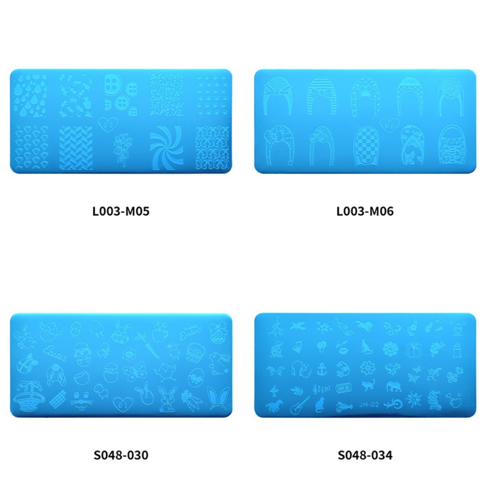 1 Khuôn In Móng Tay Hình Cánh Hoa Lá 11 Phong Cách Tùy Chọn