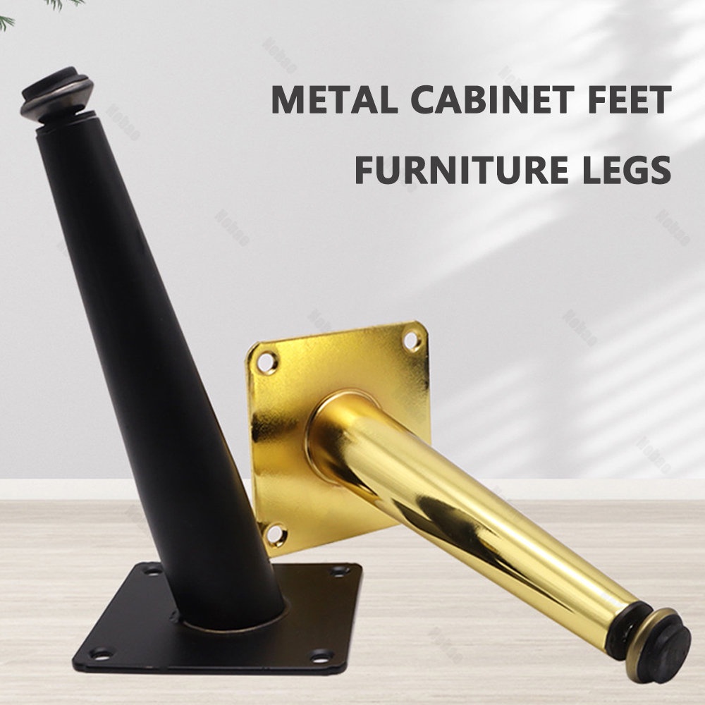 10~40CM Chân đồ nội thất bằng kim loại có thể điều chỉnh 360° Hình nón xiên Chân ghế sofa phong cách châu Âu
