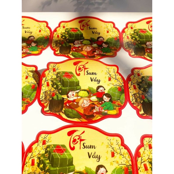Tem dán Tết, Tem Tết Sum Vầy, Tết Bình An
