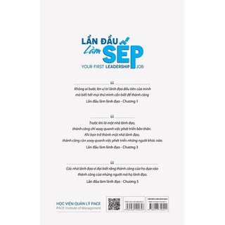 Sách Lần Đầu Làm Sếp
