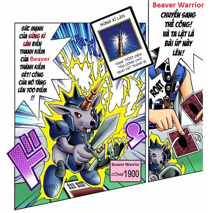 Combo 2 Thẻ Chuột Thành Tinh Một Sừng (Beaver Warrior) (hàng hiếm) - Yugioh