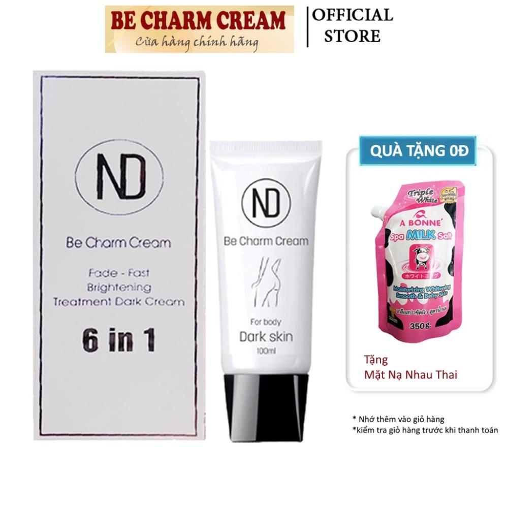 Kem Làm Sáng Da Xoá Thâm Mông - Nách - Đầu Gối - Khuỷu Tay - Bikini - Hồng nhũ hoa Be Charm Cream 6️⃣in1️⃣ - mypham.hc