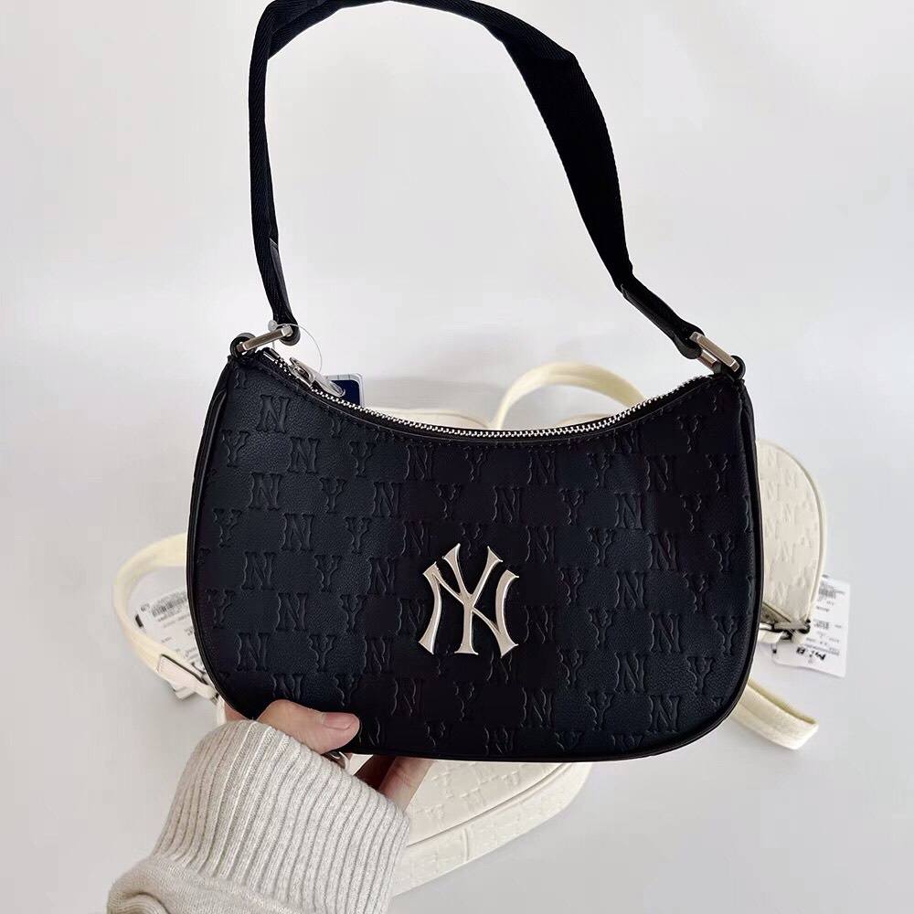 Túi xách MLB kẹp nách da chìm Túi NY đeo vaifull tag code size 24 - ZENI.STORE