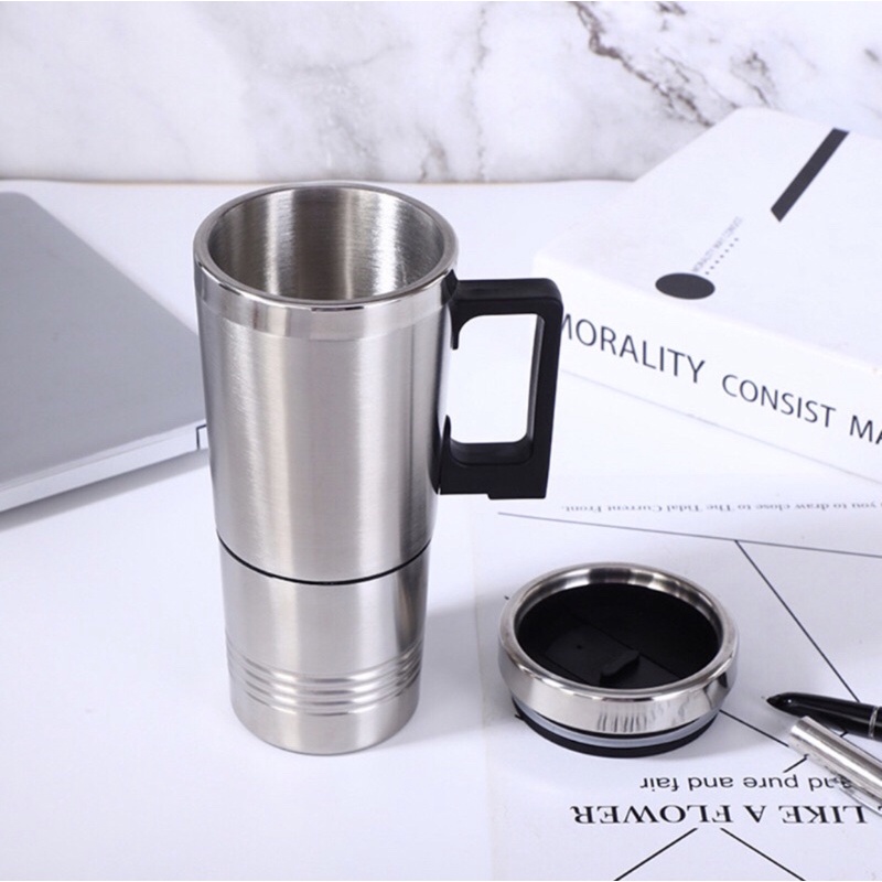 Ấm đun nước cao cấp cho xe ô tô 12v - 24v