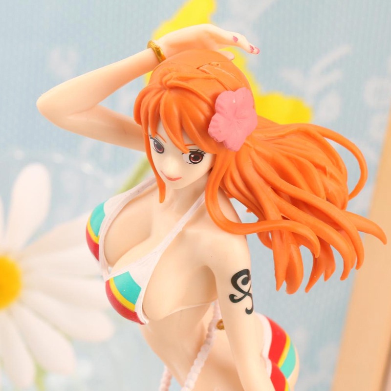 Mô Hình Búp Bê Nami / Nữ Anime One Piece 24CM Bằng PVC Gợi Cảm