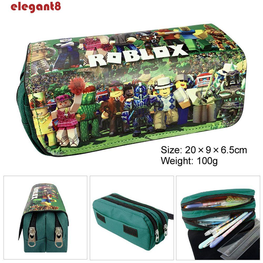 Túi Đựng Bút Bằng Vải Bạt Sức Chứa Lớn Có Khóa Kéo In Hình Roblox Thanh Lịch Cho Học Sinh / Văn Phòng