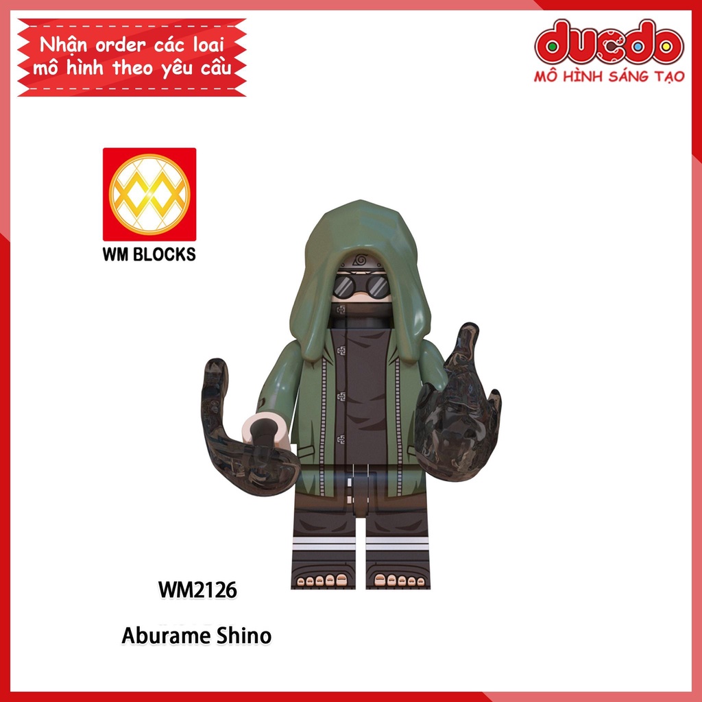 Minifigures các nhân vật trong Naruto Hokage Asuma Kurenai - Đồ chơi Lắp ghép Xếp hình Mô hình Mini WM WM6110