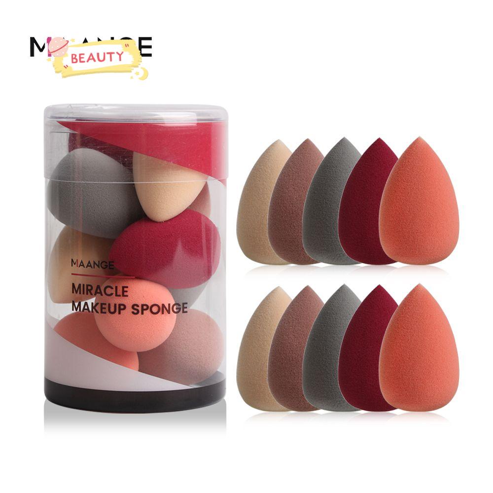 Set 10 Mút Trang Điểm Mini Nhiều Màu Sắc