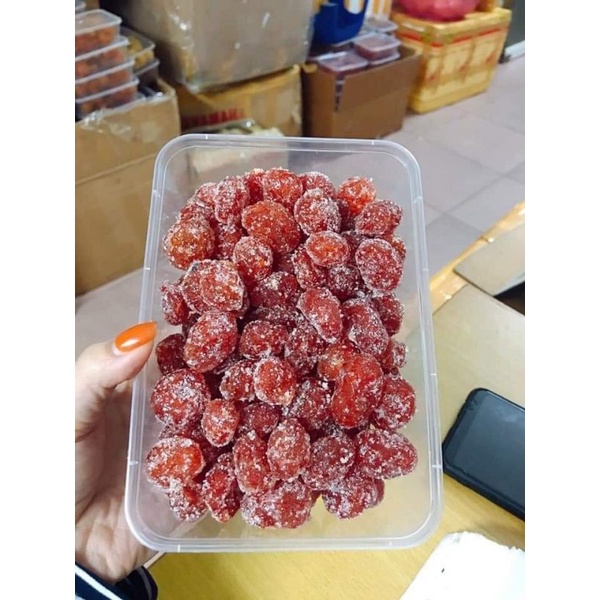 Chùm ruộc sấy chanh muối hũ 500gr/250gr vị chua ngọt siêu ngon