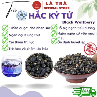 🌿 200gr hắc kỷ tử - kỷ tử đen tây tạng sấy khô thượng hạng quả to freeship black wolfberry là trà