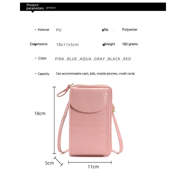 Ví Đựng Điện Thoại Hai Lớp Sức Chứa Lớn Phong Cách Hàn Quốc Thời Trang Mới 2023 Dành Cho Bạn Nữ