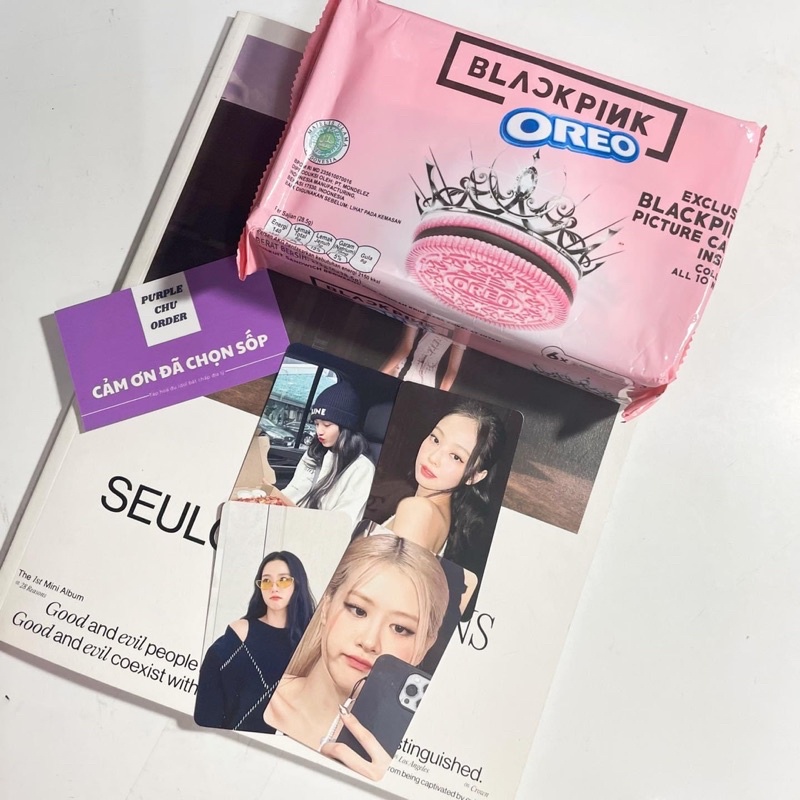 OREO x BLACKPINK BẢN VIỆT KÈM BO GÓC RANDOM
