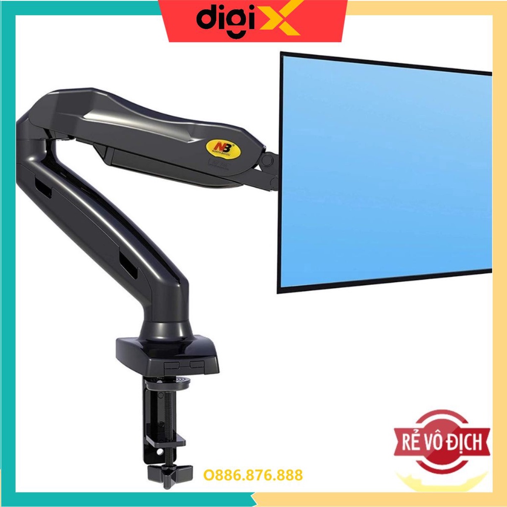Giá treo màn hình máy đa năng NB F80 17 - 30 inch - Tải trọng 9Kg, Mẫu mới 2022
