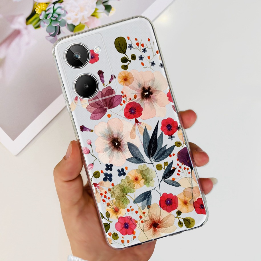 Ốp Điện Thoại TPU Trong Suốt Họa Tiết Hoạt Hình Cho Realme 10 Pro Plus 2022 RMX3687 RMX3686 Realme10 Pro 10Pro +