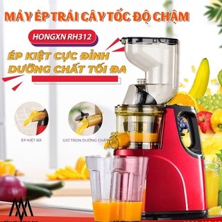 Máy ép chậm, Máy ép hoa quả cổ to RH312, Công suất cao - Máy nhập khẩu cao cấp