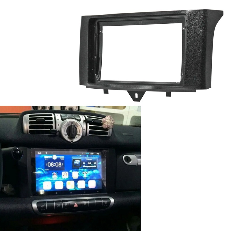 Khung Lắp Đặt Radio Thông Minh 2 Din Cho Benz Smart Fortwo 2011-2015 DVD