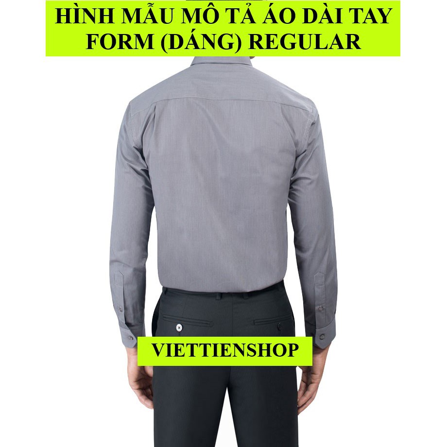 ÁO SƠ MI VIỆT TIẾN DÀI TAY VẢI TRE KẺ SỌC