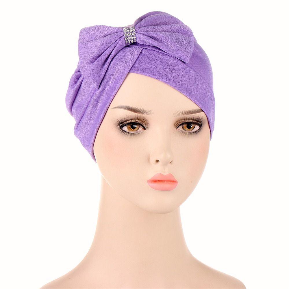 YVE Mũ Turban Thắt Nơ Bên Trong Cho Phụ Nữ Hồi Giáo