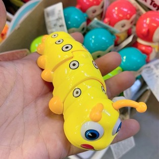 Đồ chơi con sâu vặn cót chạy đà cho bé. Đồ chơi con Sâu vặn dây cót siêu đang yêu cho bé