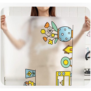 Decal dán bếp chống dầu mỡ có họa tiết, dễ dán
