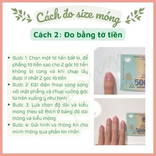 móng giả tim mix