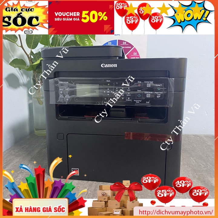 Máy in Canon đa năng 264DW new 100% có in 2 mặt tự động in wifi chất lượng INECO