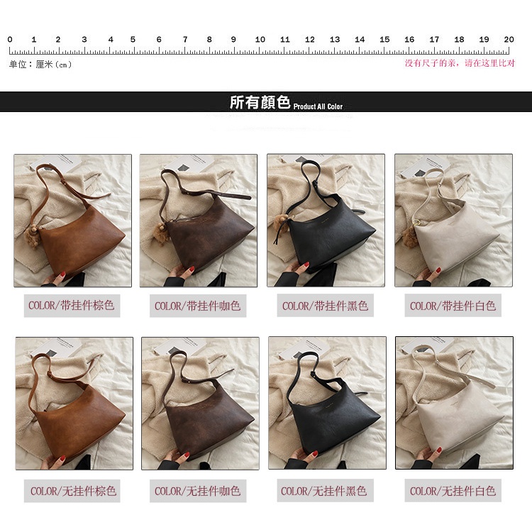 Túi Đeo JASMIN NOIR Chéo Da PU Thiết Kế Đơn Giản Thời Trang Cho Nữ