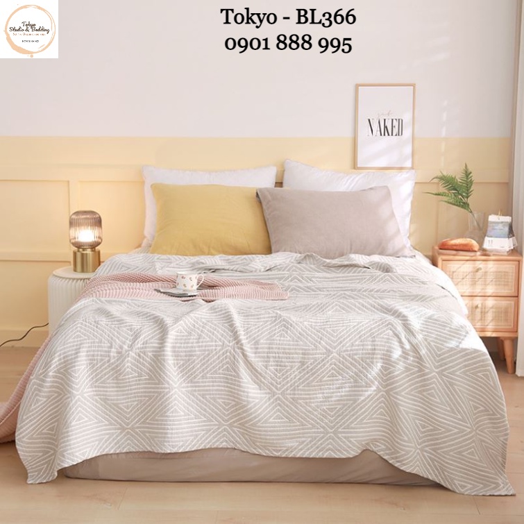 [XẢ] SO 31_Chăn Hè Xô Organic Cotton Dòng Phổ thông/Basic 3 lớp