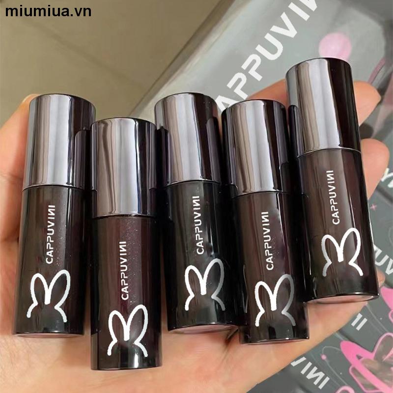 Son Bóng Cappuvini Căng Bóng Mềm Mịn Môi Vỏ Đen Tai Thỏ Chính Hãng Hàng Nội Địa Trung