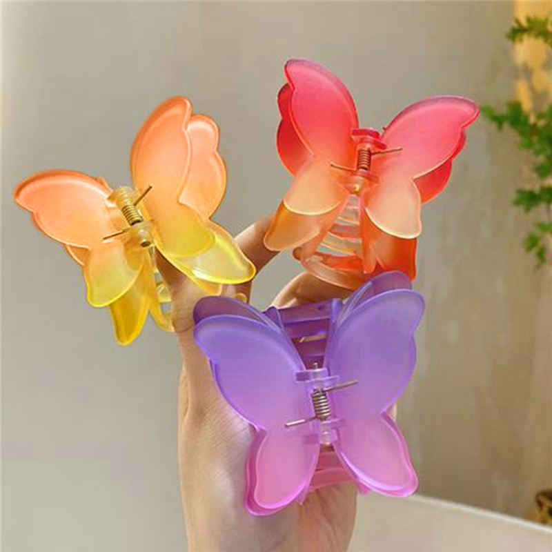 Kẹp Tóc Càng Cua Màu Nhuộm Gradient Thời Trang Cho Nữ dreamdiary